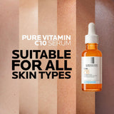 LA ROCHE-POSAYPure Vitamin C10 Serum | سيرم بيتامين سي 10 معقد الجلد 30 مل view 2