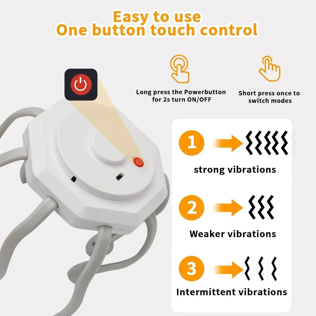 Hair Scalp Massager with 8 Vibrating Contacts | جهاز تدليك فروة الرأس بـ 8 نقاط اهتزاز