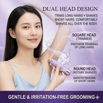 Double Head Electric Shaver ماكينة حلاقة كهربائية برأسين