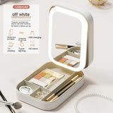 Cosmetics Storage Box Touch Light Storage Organizer view 4