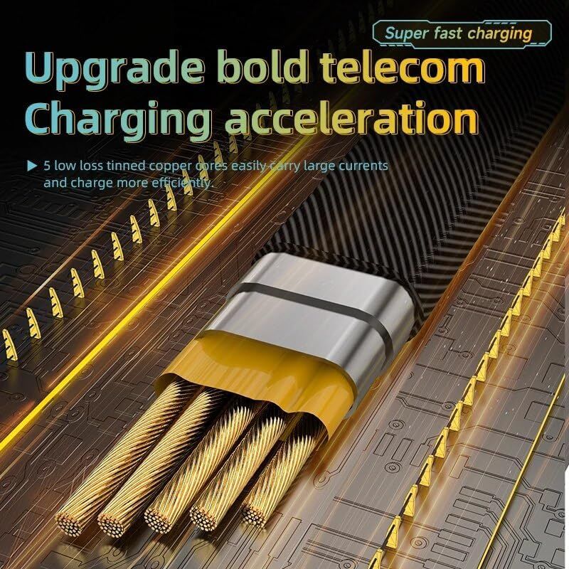 4 in 1 Car Charging Cable | كابل شحن 4 في 1 للسيارة متعدد الاستخدامات