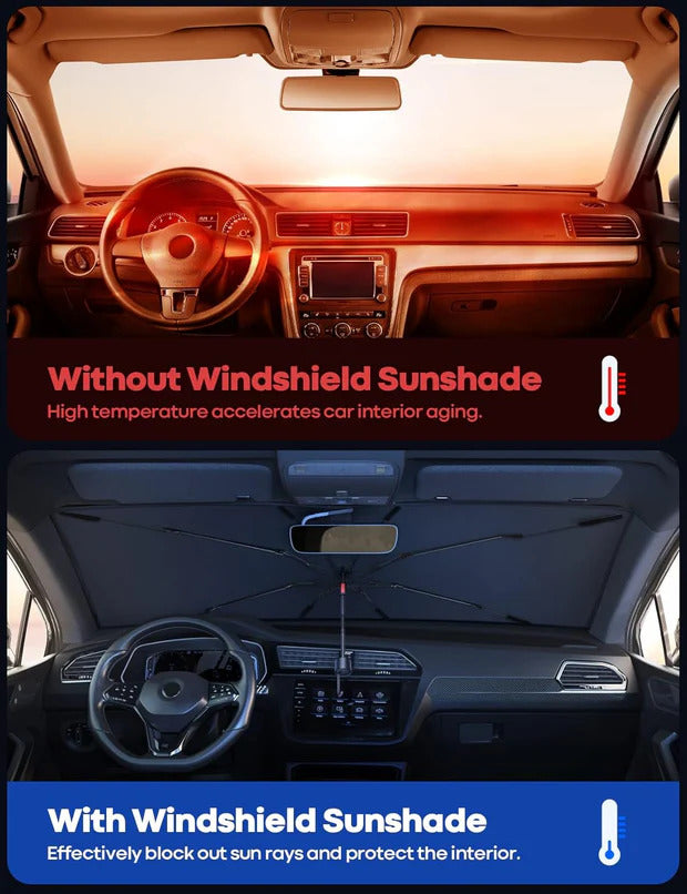 Car Windshield Sun Shade | واقي شمس للزجاج الأمامي للسيارة