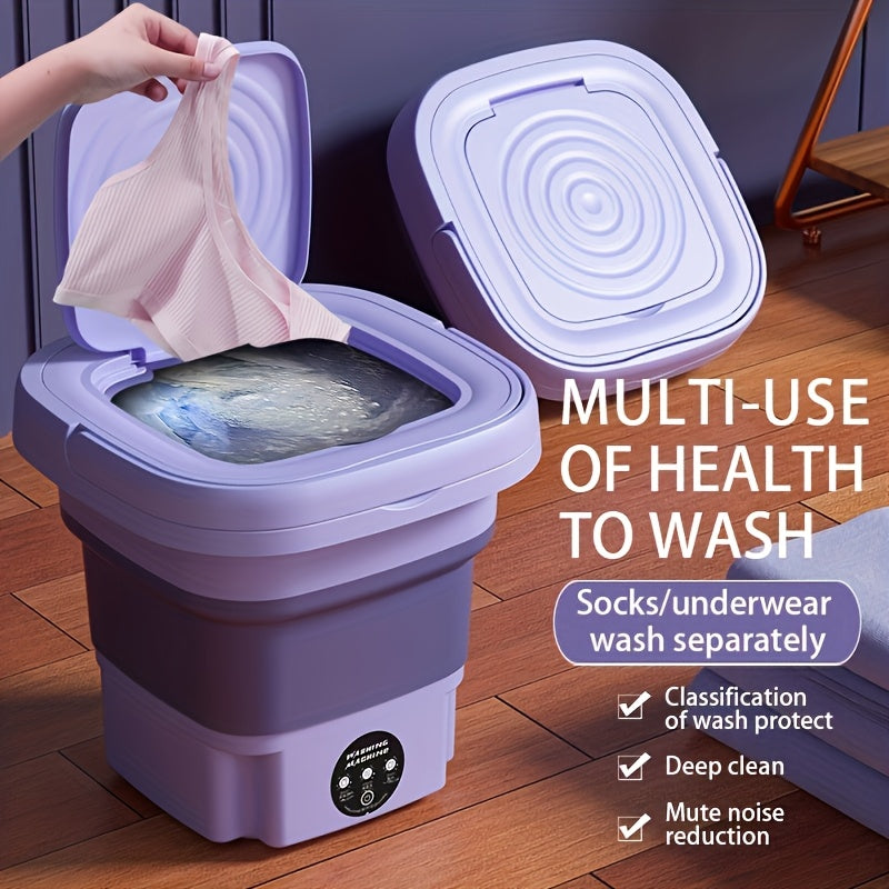 Portable Foldable Mini Washing Machine | غسالة صغيرة قابلة للطي المحمولة