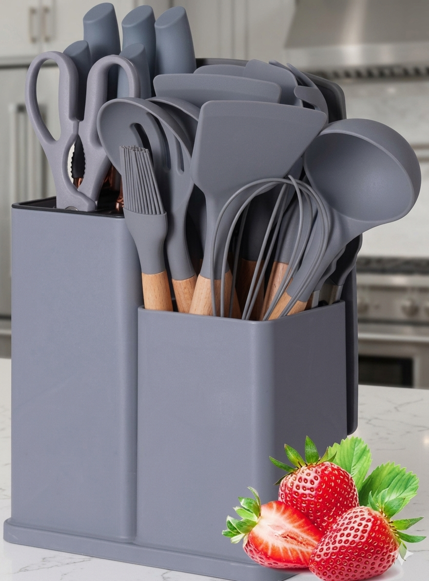 KITCHEN UTENSILS 19 PC | أدوات مطبخ 19 قطعة