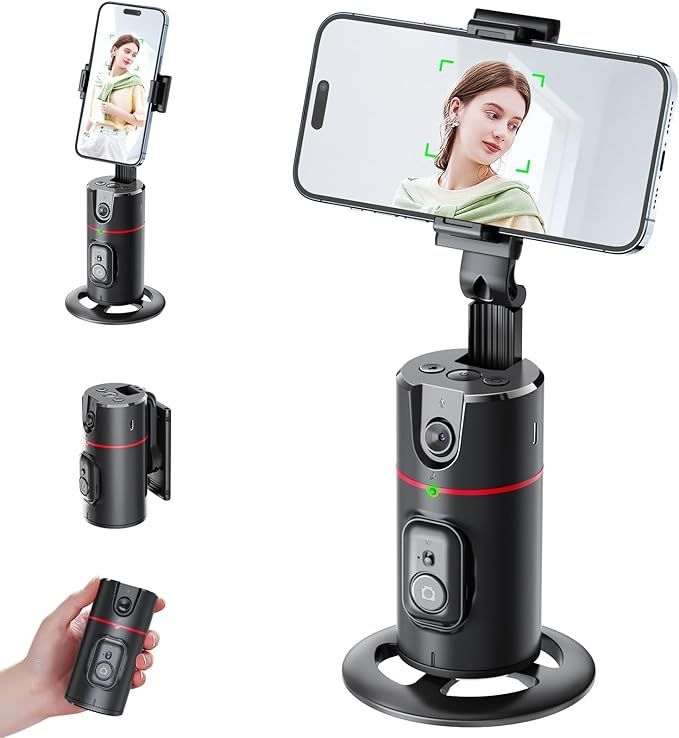Auto Face Tracking Tripod | حامل هاتف ذكي مع تتبع تلقائي