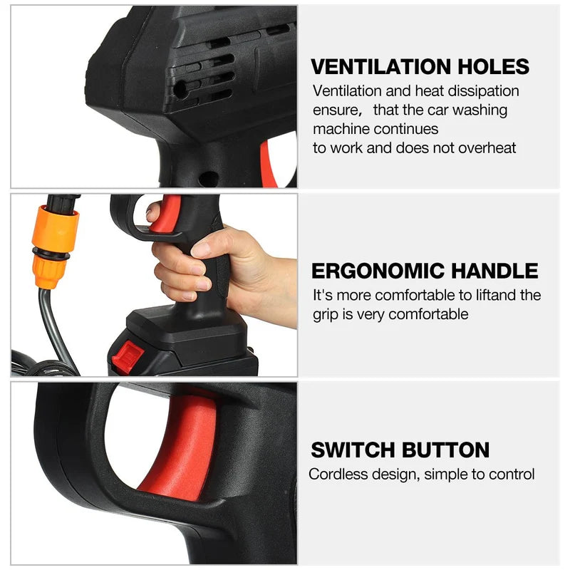 Portable High Pressure Cleaning Gun | مسدس تنظيف عالي الضغط متنقل