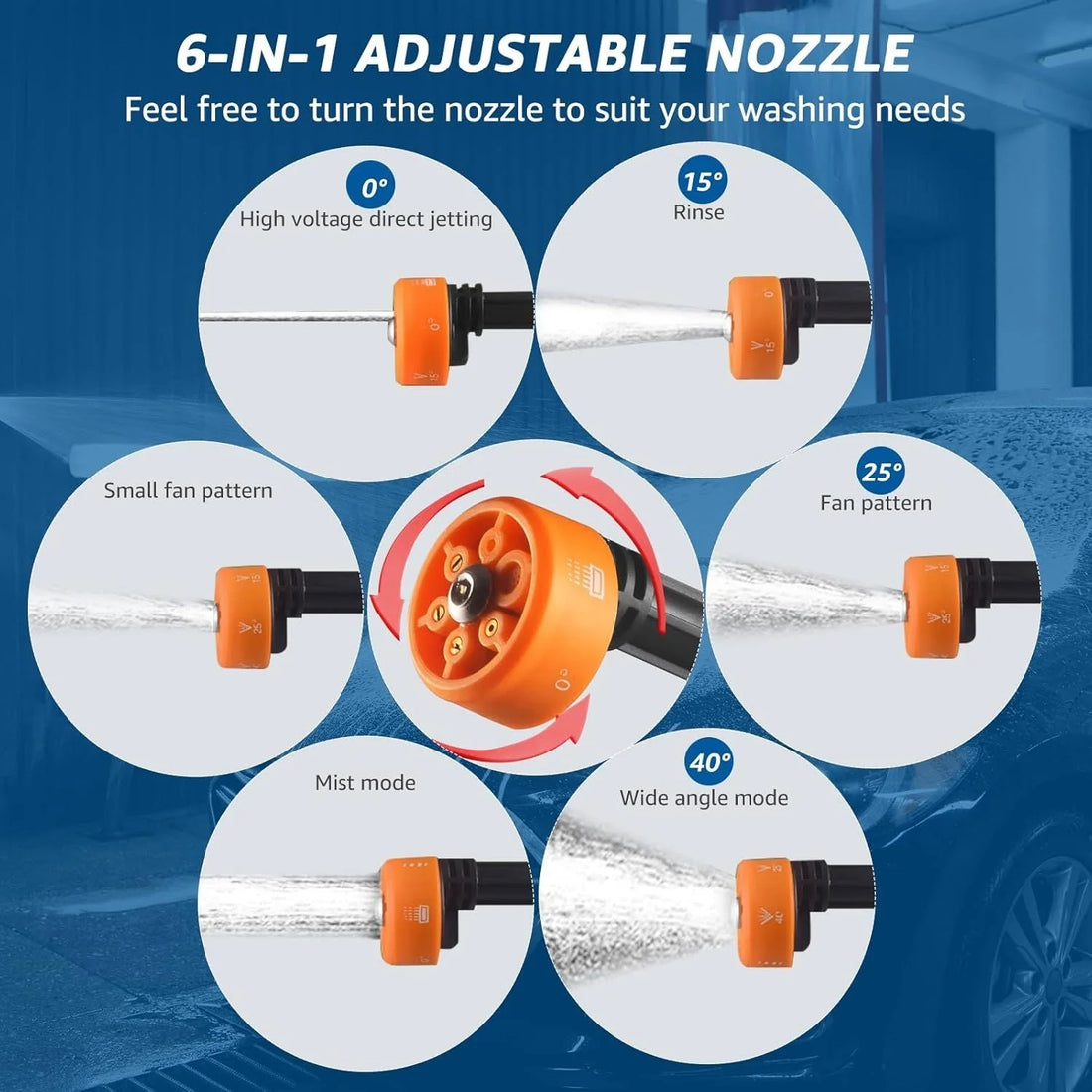 Portable High Pressure Cleaning Gun | مسدس تنظيف عالي الضغط متنقل