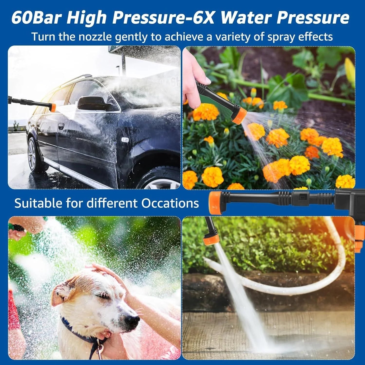 Portable High Pressure Cleaning Gun | مسدس تنظيف عالي الضغط متنقل