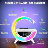 Led Wireless Charger Speaker | سماعة مع شاحن لاسلكي LED view 3