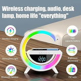 Led Wireless Charger Speaker | سماعة مع شاحن لاسلكي LED view 1