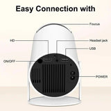 Mini Round Projector | جهاز عرض صغير دائري view 4